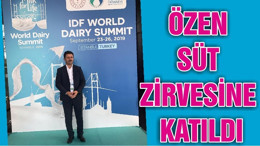 ÖZEN SÜT ZİRVESİNE KATILDI