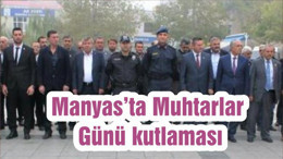 Manyas’ta Muhtarlar Günü kutlaması