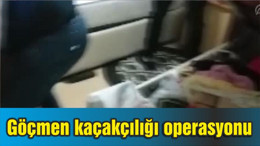 Göçmen kaçakçılığı operasyonu