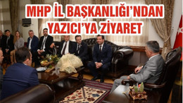 MHP İL BAŞKANLIĞI’NDAN YAZICI’YA ZİYARET