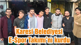 Karesi Belediyesi E-Spor Takımı’nı kurdu