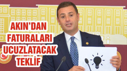 AKIN’DAN FATURALARI UCUZLATACAK TEKLİF