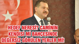 HEDEF NERESİ? CAMİNİN KENDİSİ Mİ BAHÇESİNDE DEĞERSİZ GÖRÜLEN YERLER Mİ!