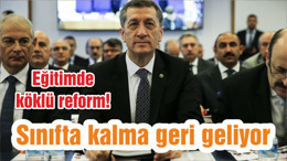 Eğitimde köklü reform! Sınıfta kalma geri geliyor