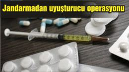 Jandarmadan uyuşturucu operasyonu