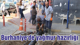 Burhaniye'de yağmur hazırlığı