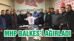 MHP BALKES’İ AĞIRLADI