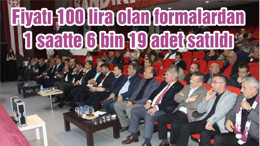 Fiyatı 100 lira olan formalardan 1 saatte 6 bin 19 adet satıldı