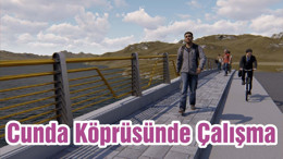 Cunda Köprüsünde Çalışma