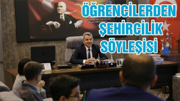 ÖĞRENCİLERDEN ŞEHİRCİLİK SÖYLEŞİSİ
