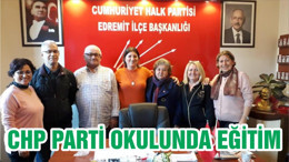 CHP PARTİ OKULUNDA EĞİTİM
