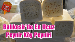 Balıkesir’de En Ucuz Peynir Köy Peyniri