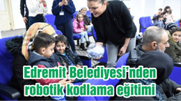 Edremit Belediyesi’nden robotik kodlama eğitimi
