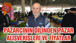 PAZARCININ DİLİNDEN PAZAR ALIŞVERİŞLERİ VE FİYATLAR