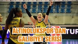 ALTINOLUKSPOR’DAN GALİBİYET SERİSİ