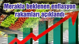Merakla beklenen enflasyon rakamları açıklandı