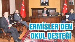 ERMİŞLER’DEN OKUL DESTEĞİ