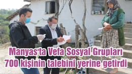 Manyas'ta Vefa Sosyal Grupları 700 kişinin talebini yerine getirdi