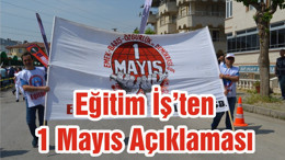 Eğitim İş’ten 1 Mayıs Açıklaması