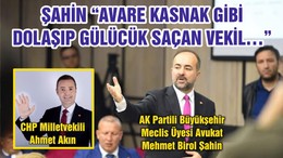 ŞAHİN “AVARE KASNAK GİBİ DOLAŞIP GÜLÜCÜK SAÇAN VEKİL…”