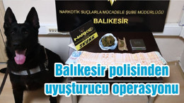 Balıkesir polisinden uyuşturucu operasyonu