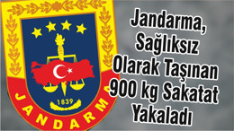 Jandarma, Sağlıksız Olarak Taşınan 900 kg Sakatat Yakaladı