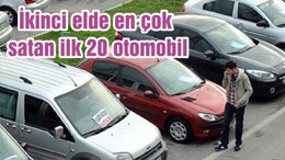 İkinci elde en çok satan ilk 20 otomobil