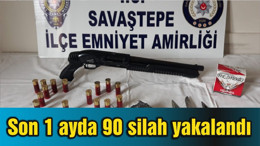 Balıkesir'de son 1 ayda 90 silah yakalandı