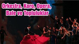 Orkestra, Koro, Opera, Bale ve Topluluklar
