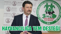 HAYVANCILIĞA YEM DESTEĞİ