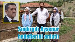 Sındırgılı Ayşenur hedeflerini anlattı