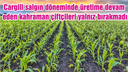 Cargill salgın döneminde üretime devam eden kahraman çiftçileri yalnız bırakmadı
