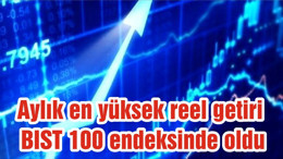 Aylık en yüksek reel getiri BIST 100 endeksinde oldu