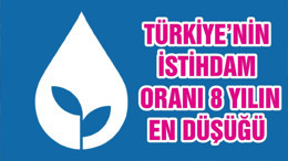 TÜRKİYE’NİN İSTİHDAM ORANI 8 YILIN EN DÜŞÜĞÜ