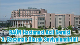 BAÜN Hastanesi Acil Servisi 3. Basamak Olarak Seviyelendirildi