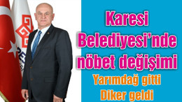 Karesi Belediyesi'nde nöbet değişimi