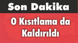 Saat Kısıtlamaları Kaldırıldı