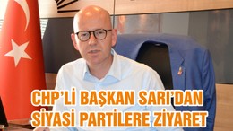 CHP’Lİ BAŞKAN SARI’DAN SİYASİ PARTİLERE ZİYARET