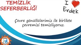 ERDEK BELEDİYESİ TEMİZLİĞE DAVET EDİYOR