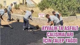 AYVALIK’TA ASFALT ÇALIŞMALARI İÇİN TALEP YAĞDI