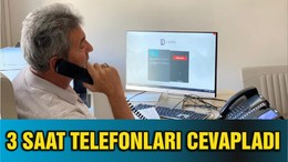 3 SAAT TELEFONLARI CEVAPLADI