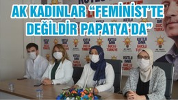 AK KADINLAR “FEMİNİST’TE DEĞİLDİR PAPATYA’DA”