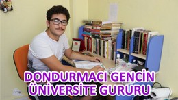 DONDURMACI GENCİN ÜNİVERSİTE GURURU