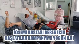 LÖSEMİ HASTASI DEREN İÇİN BAŞLATILAN KAMPANYAYA YOĞUN İLGİ