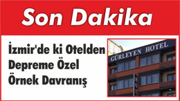 Depremi Yaşayan İzmir'de Örnek Davranış