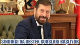 SINDIRGI’DA DESTEK KURSLARI BAŞLIYOR