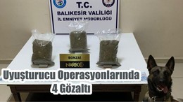 Uyuşturucu Operasyonlarında 4 Gözaltı
