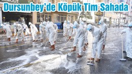 Dursunbey’de Köpük Tim Sahada