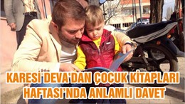 KARESİ DEVA’DAN ÇOCUK KİTAPLARI HAFTASI’NDA ANLAMLI DAVET