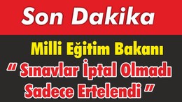Eğitime Ara Veridi Ama Sınavlar İptal Edilmedi